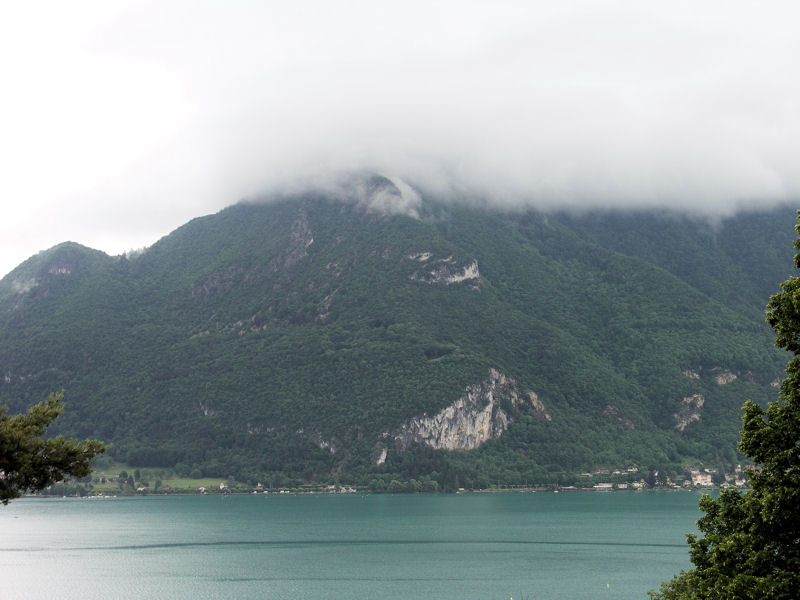 annecy view over lake